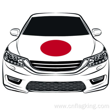 The World Cup100*150cm Japan Flag Car Hood flag Engine Flag Elastic Fabrics Can be Washed